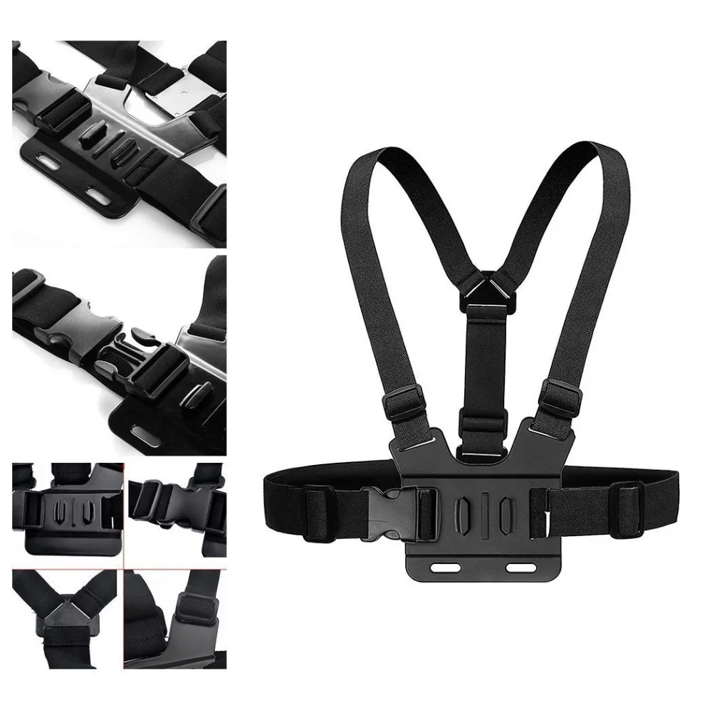 

Chest Strap Mount Belt for GoPro SJCAM SJ4000 Sport Cam Fix Action Camera Chest Mount Harness for Gopro Hero 7 6 5 Xiaomi Yi 4K