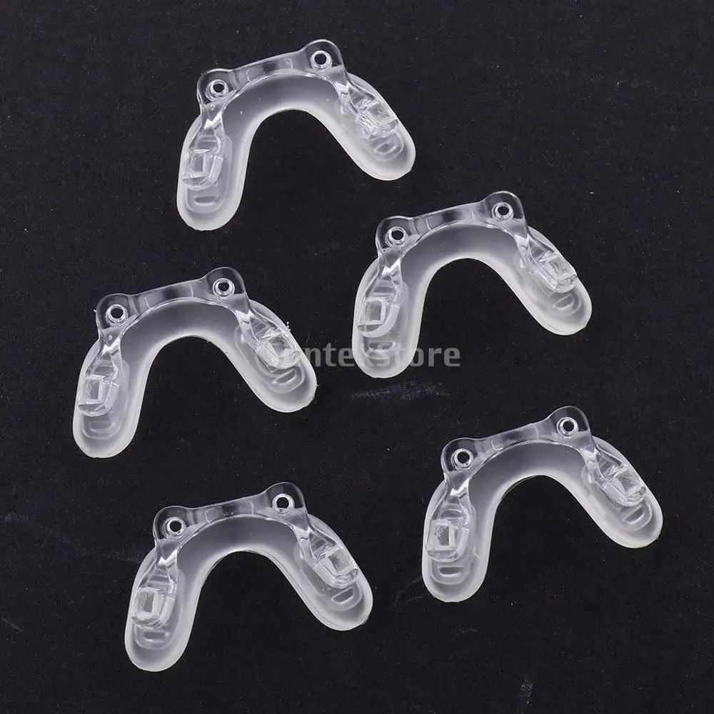 5 пар детских очков Силиконовые носовые упоры Нескользящие тонкие для