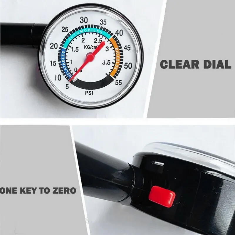 Multifunctional High-precision Automobile Tire Pressure Gauge Stainless Steel Plastic Box for Vehicles | Инструменты