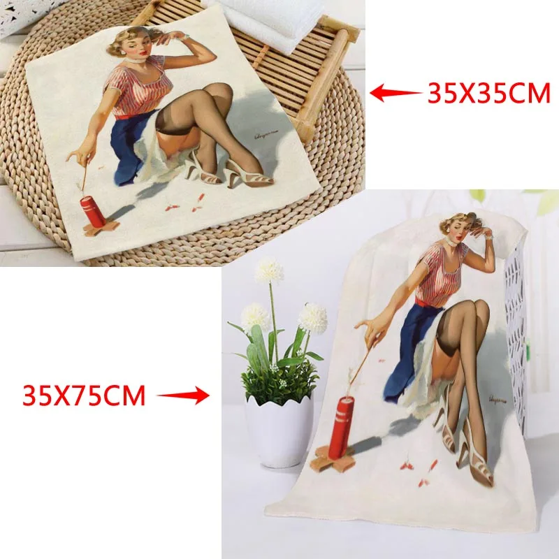 Квадратное полотенце с принтом на заказ абсорбирующее быстросохнущее из