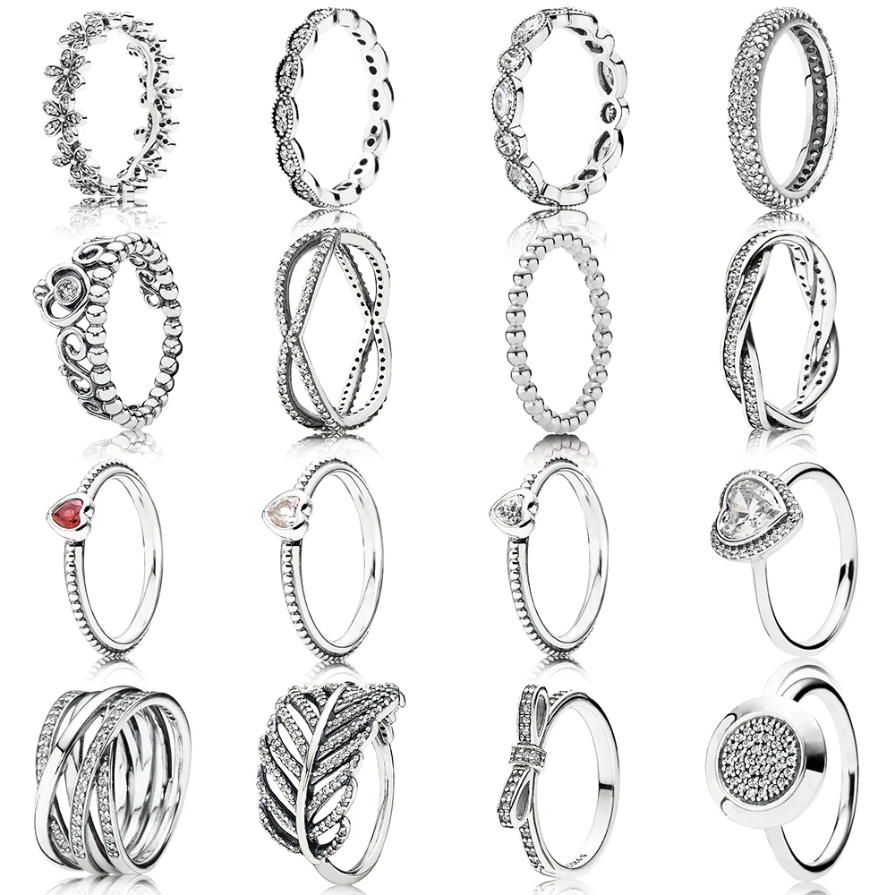 

2019 100% 925 Sterling Silver 1:1CZ Seductive Splendour And Marquise Cutting Ring Elegant Female Original Jewelry