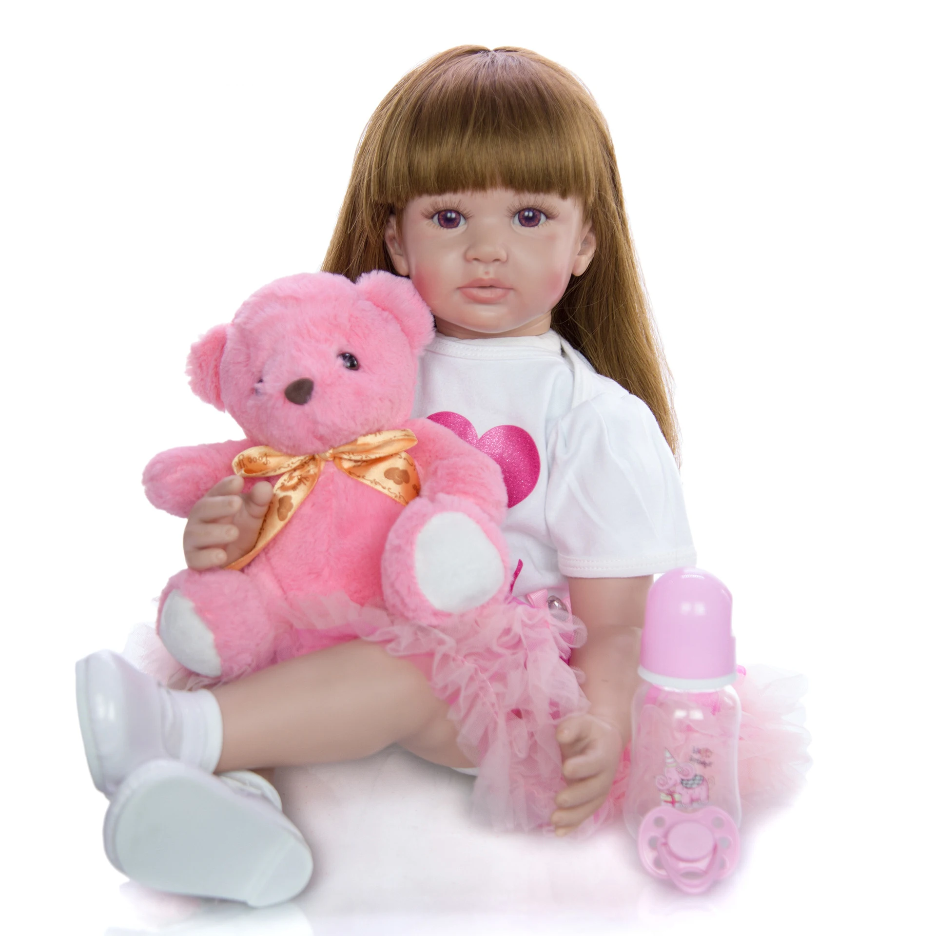 

Кукла реборн силиконовая, 24 дюйма, 60 см