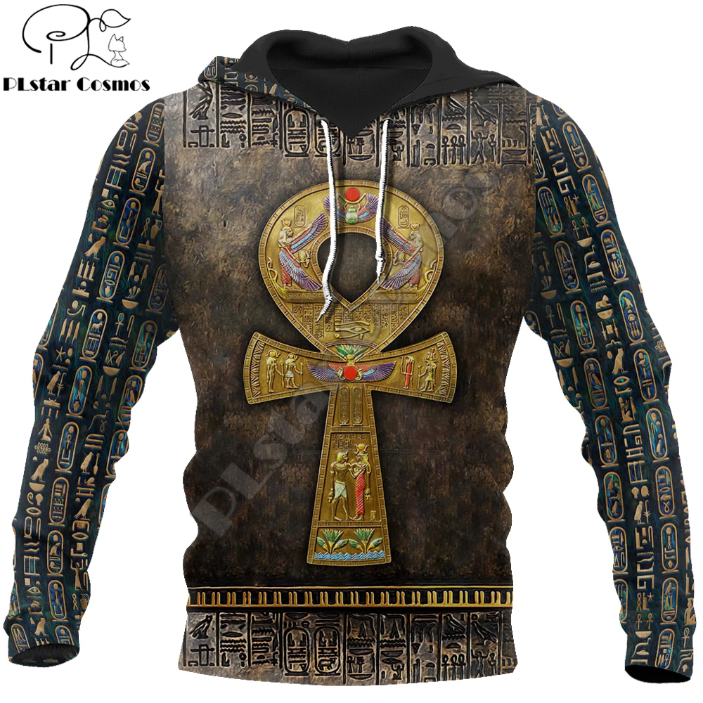 Древний Египет Анкх 3D одежда с принтом по всей поверхности унисекс Роскошная