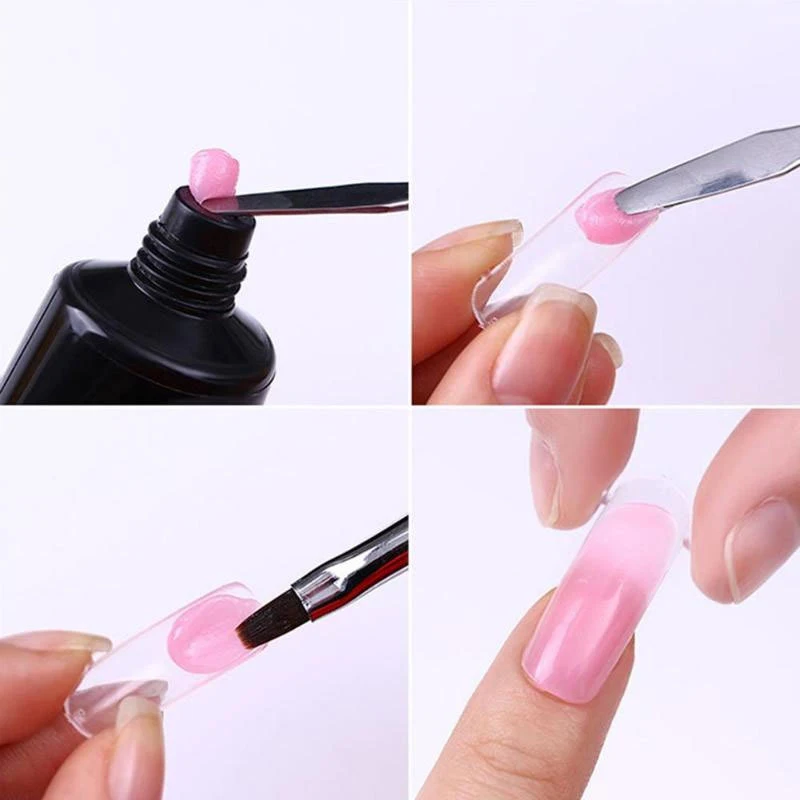 

Nail Gel Brush And Picker 2-In-1 Nail Pen Dual-Use Nail Tool Double-Ended Stainless Steel Nail Art Supplies
