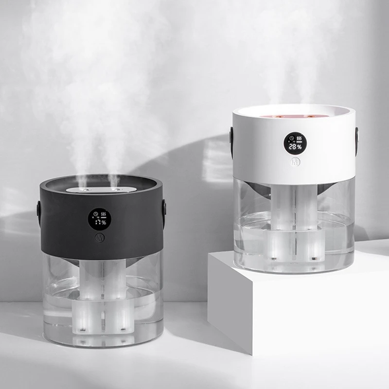 

High Capacity Portable Aroma Diffuser WirelessAir Humidifier, 2L USB Desk Top Atomizer Diffuser with Night Light