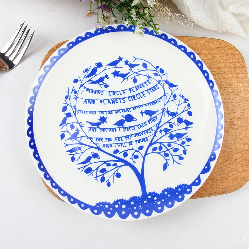 Лаконичные четырехсезонные дизайнерские изысканные костяные китайские наборы