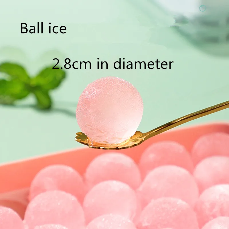 

Plastic Molds Ice Tray 33/18 Grid 3D Round Ice Molds Home Bar Party Use Round Ball Ice Cube Makers Kitchen DIY Ice Cream Moulds