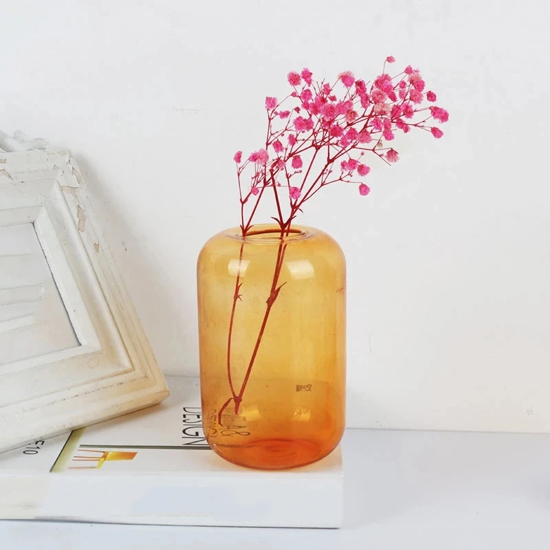 

Flower Vase for Table Decoration Living Room Glass Vase Fleur Flowers Arrangement Floral Dried Flower Vase Mariage