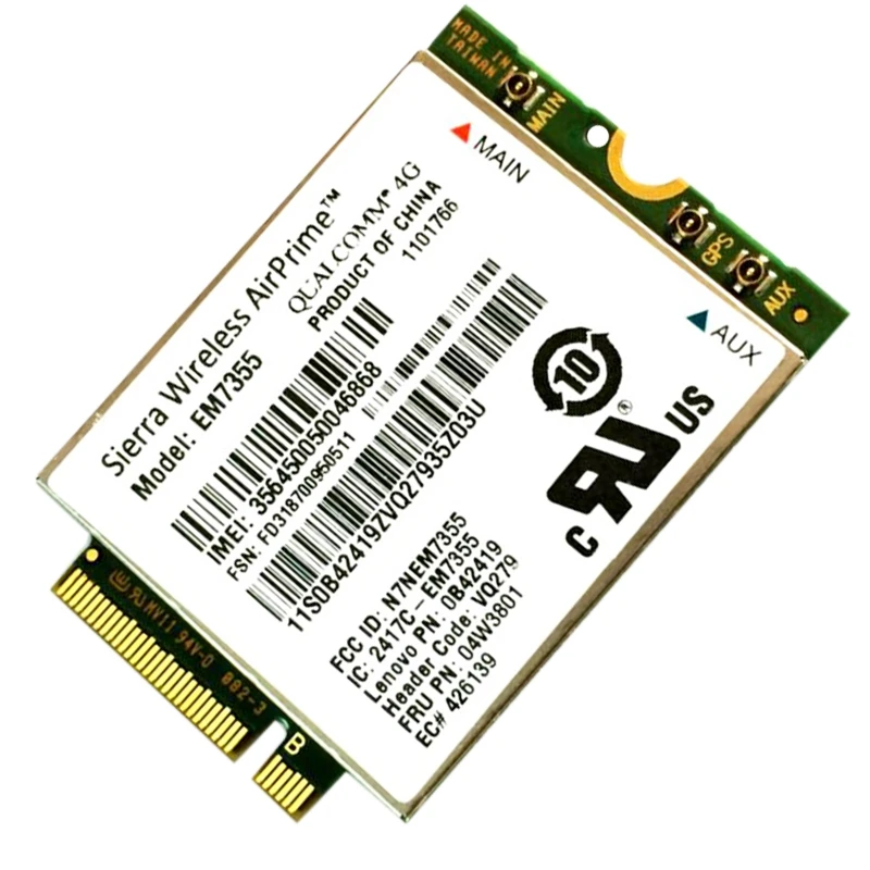 EM7355 LTE/EVDO/HSPA + 42 Мбит/с NGFF карта 4G модуль для lenovo Thinkpad T431S T440 T440S T440P T540P W540 X240 |