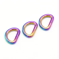 rainbow d adjustable buckles rings slide bag clasps belt strap buckles for webbing rings handbag buckles diy hardware 13 mm