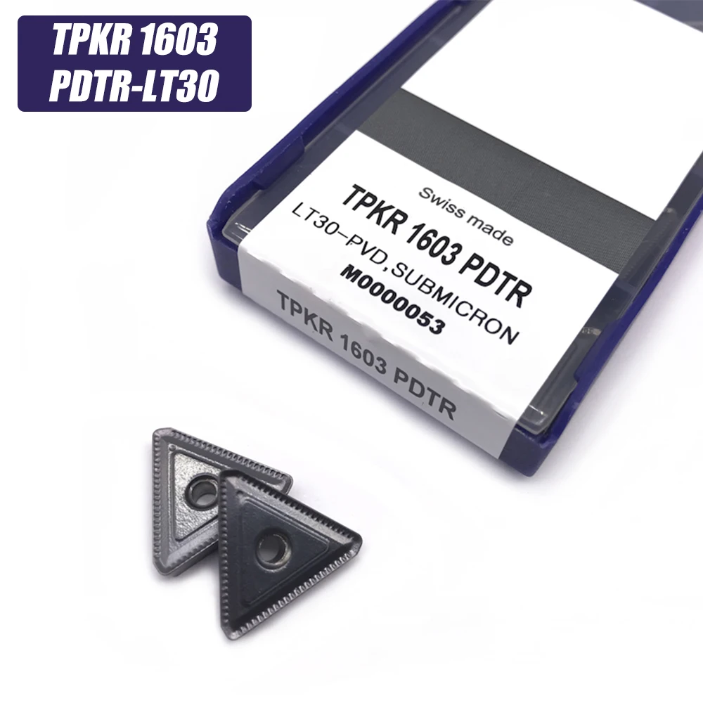 10 шт. TPKR1603PDTR LT30 Фрезерный резак инструменты долбежные ремешки карбида вставки CNC