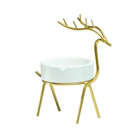 nordic style ashtray deer shape office living room bedroom kitchen accessories household items things for the home