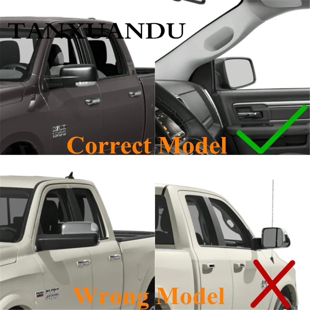 Подходит для DODGE ram 1500 2009 2018 звукоснимателей электрическая мощность с подогревом