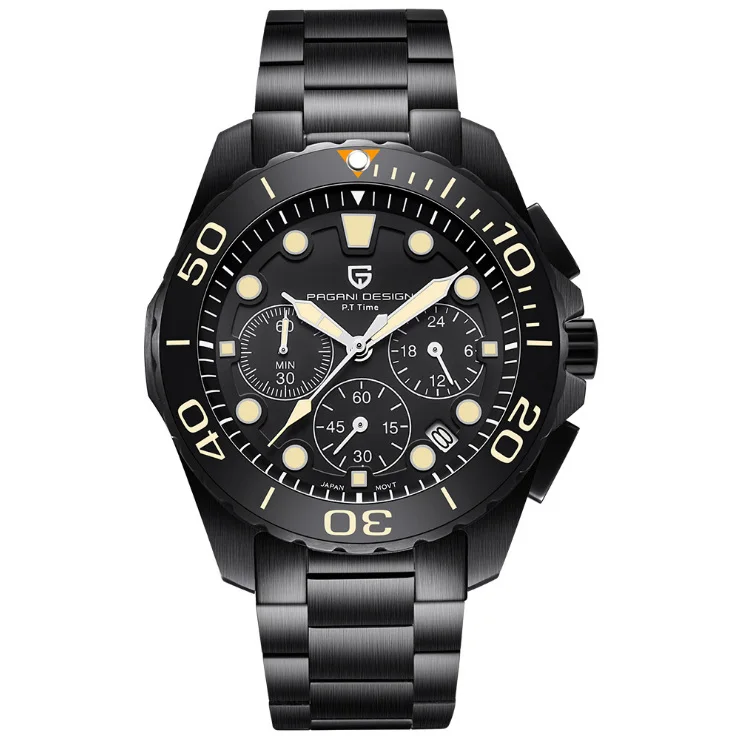 Часы мужские кварцевые с хронографом оригинальные Роскошные Брендовые