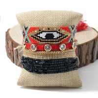 rttooas turkish evil eye miyuki bracelet sets for women pulseras mujer handmade loom weaving mexican beads bracelets jewellery