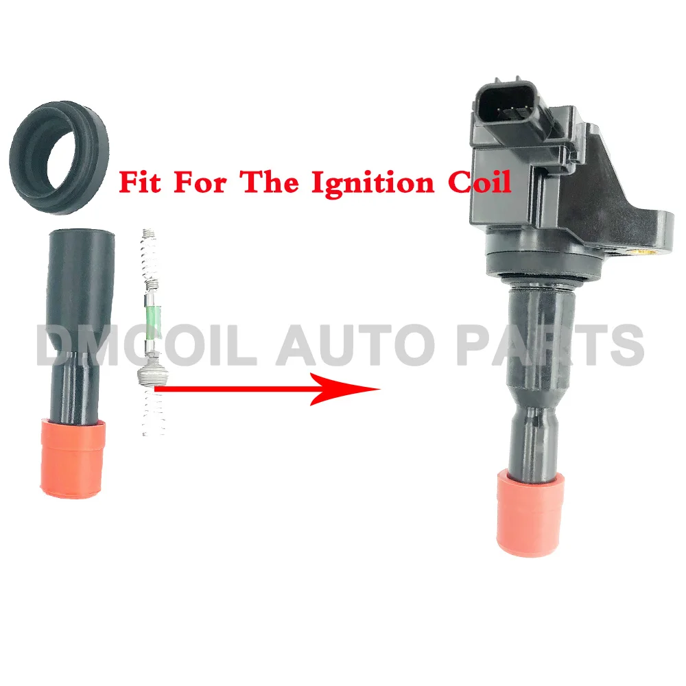 4 шт. катушки зажигания Сапоги подключения свечи с сопротивлением для HONDA FIT II Джаз
