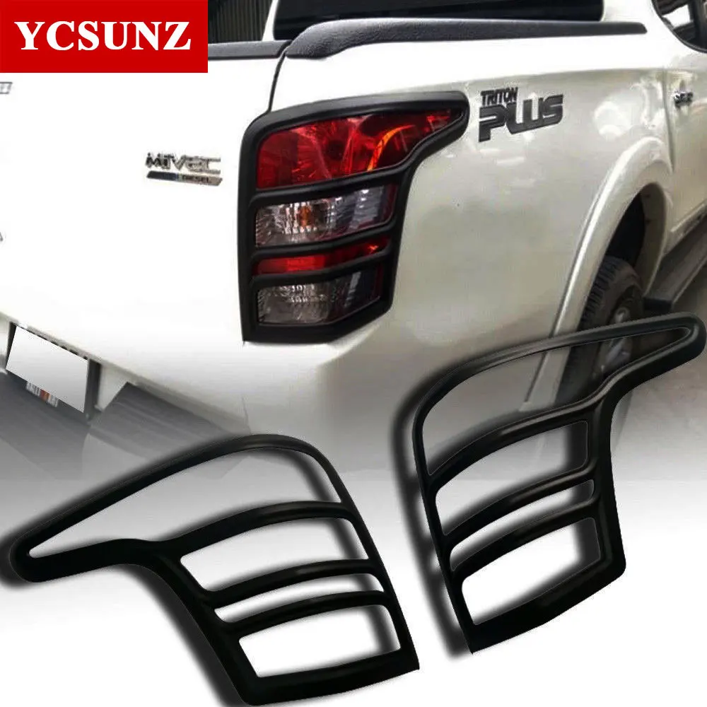2016 2017 2018 хромированные задние фонари Крышка для Mitsubishi L200 Triton задняя крышка лампы