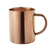 304 stainless steel double wall titanium drinks coffee candle mug cup container