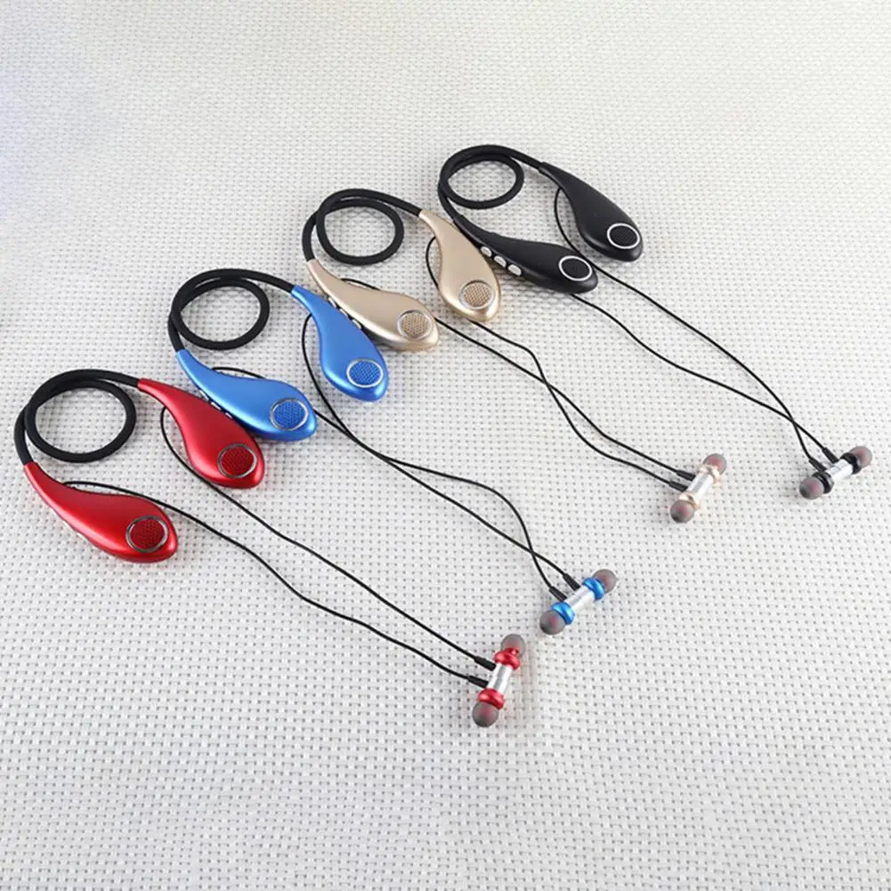 

Bluetooth5.0 Headset Neck Hanging Wireless Headset HiFi HD Noise Reduction Sports Music Running Neck Hanging Earphone