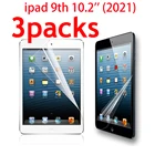 Мягкая ПЭТ-пленка для Apple iPad 10,2 2021 9 поколения, 3 упаковки, защитная пленка для экрана A2603 A2604, мягкая пленка для планшета
