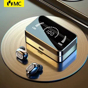 mc t5 wireless bluetooth 5 0 headphone touch control sports waterproof headset with microphone for iphone xiaomi samsung huawei free global shipping