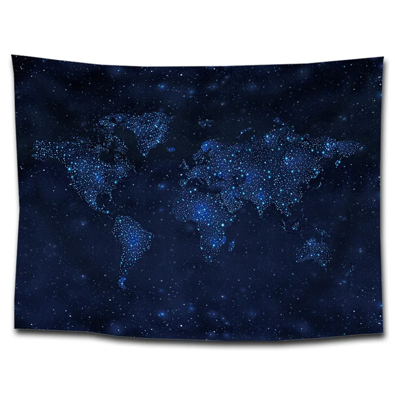 

150*200cm World map printing tapestry, blanket wall blanket, cloth, hair towel, home hanging painting, decorating table cloth