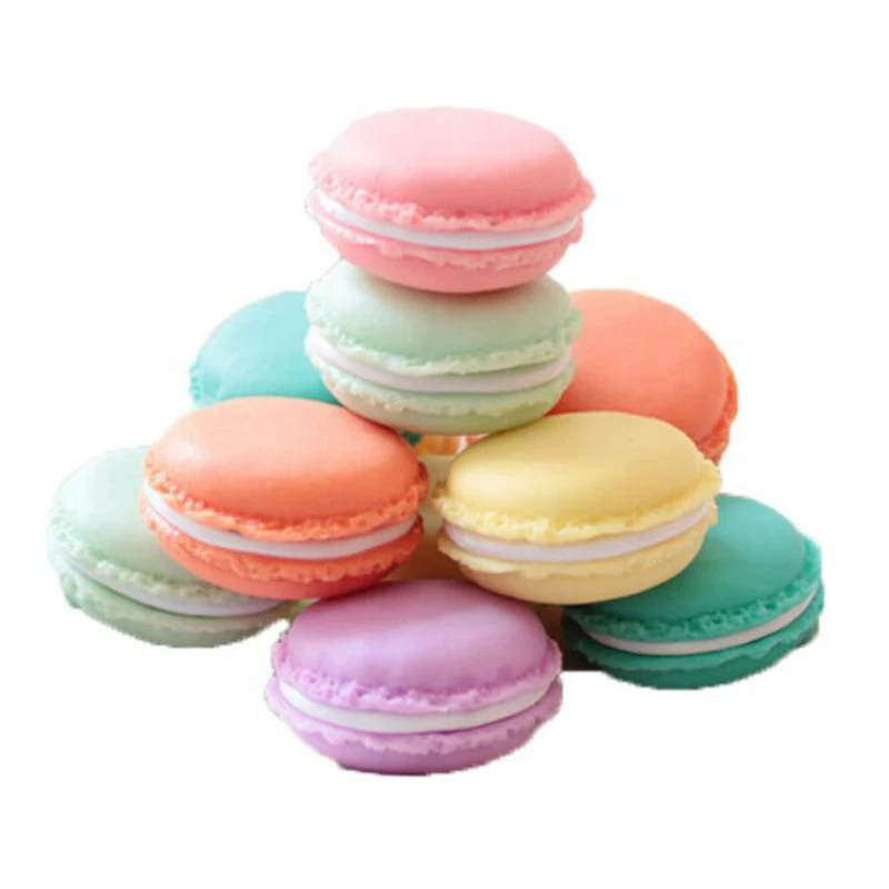 Диспенсер клипса карамельных цветов мини держатель для макарон коробка хранения