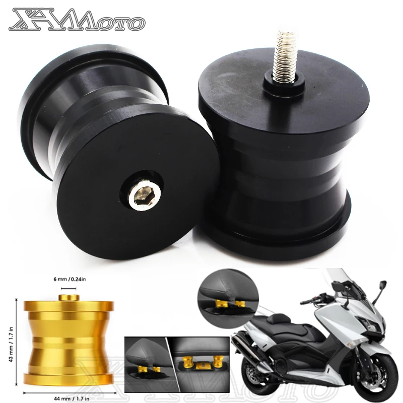 1 пара для Yamaha TMAX 530 2012 2013 2014 2015 2016 Мотоцикл с ЧПУ Алюминиевый заднего сиденья