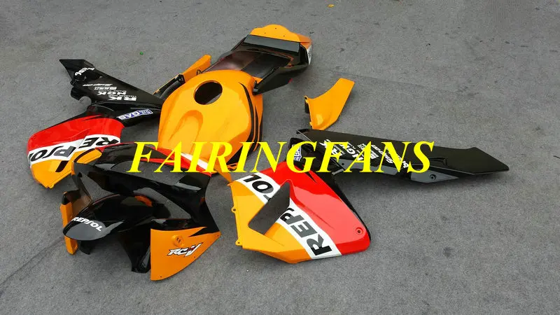 Инжекторный комплект для HONDA CBR600RR F5 03 04 CBR 600 RR CBR 600 RR CBR 600 2003 2004 REPSOL Обтекатели на кузов+ подарки HC32