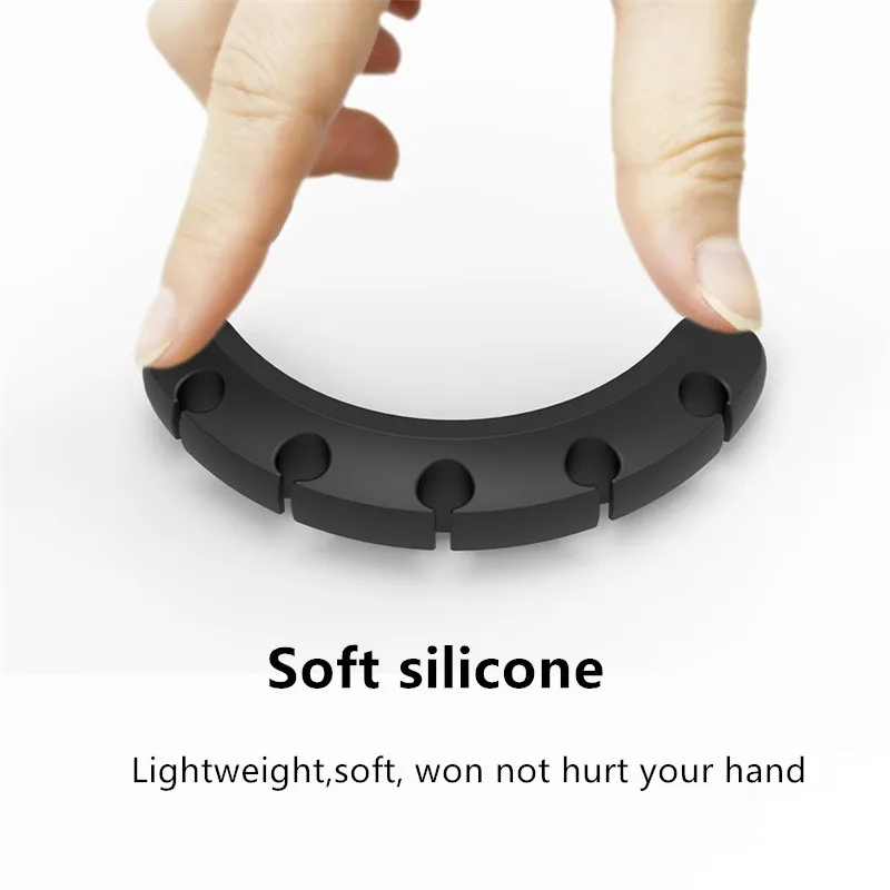 tie fixer wire management organizador cord clip office desktop phone cables holder usb cable silicone organizer wire winder free global shipping