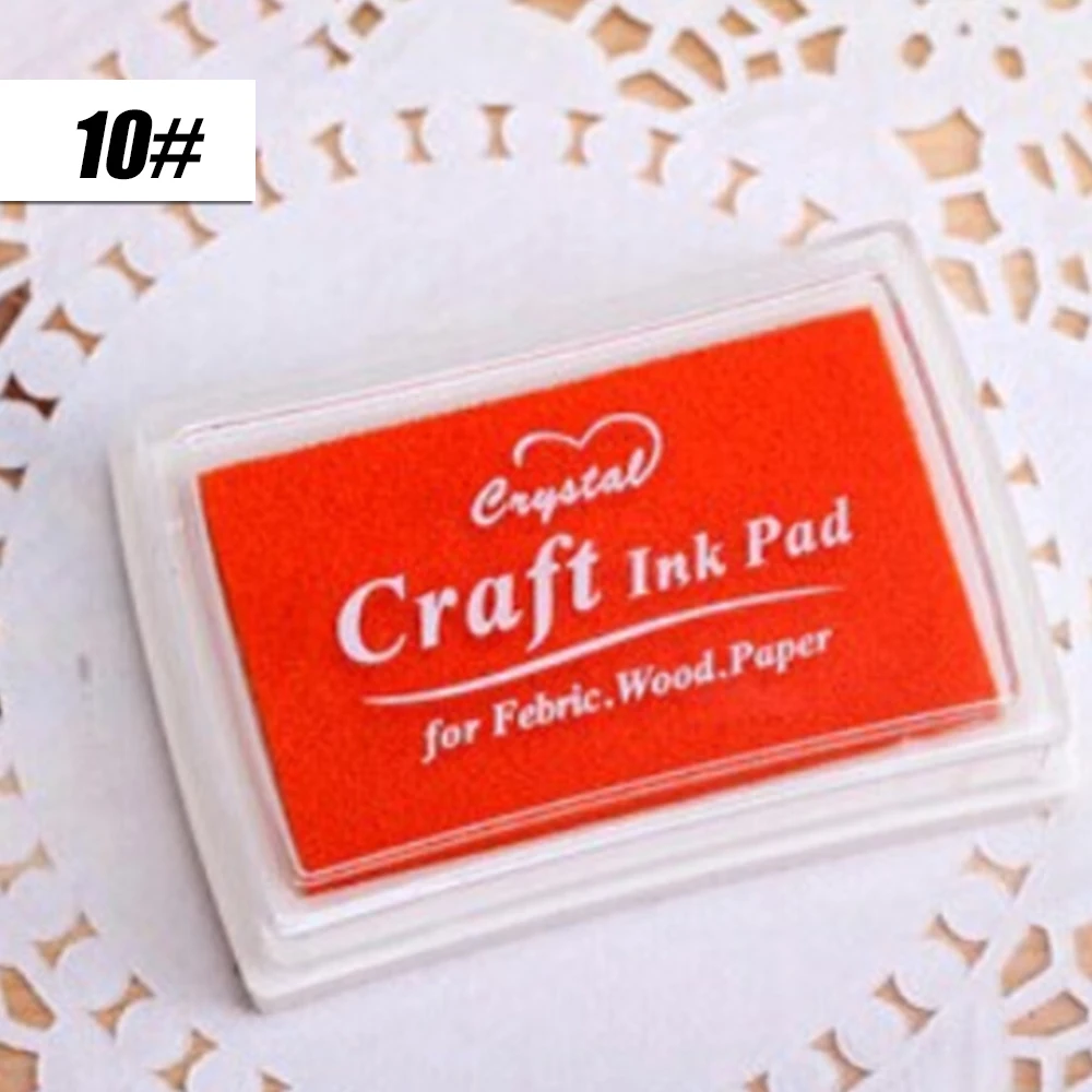 15 цветов DIY Скрапбукинг старинные ремесла чернил Pad красочная штемпельная