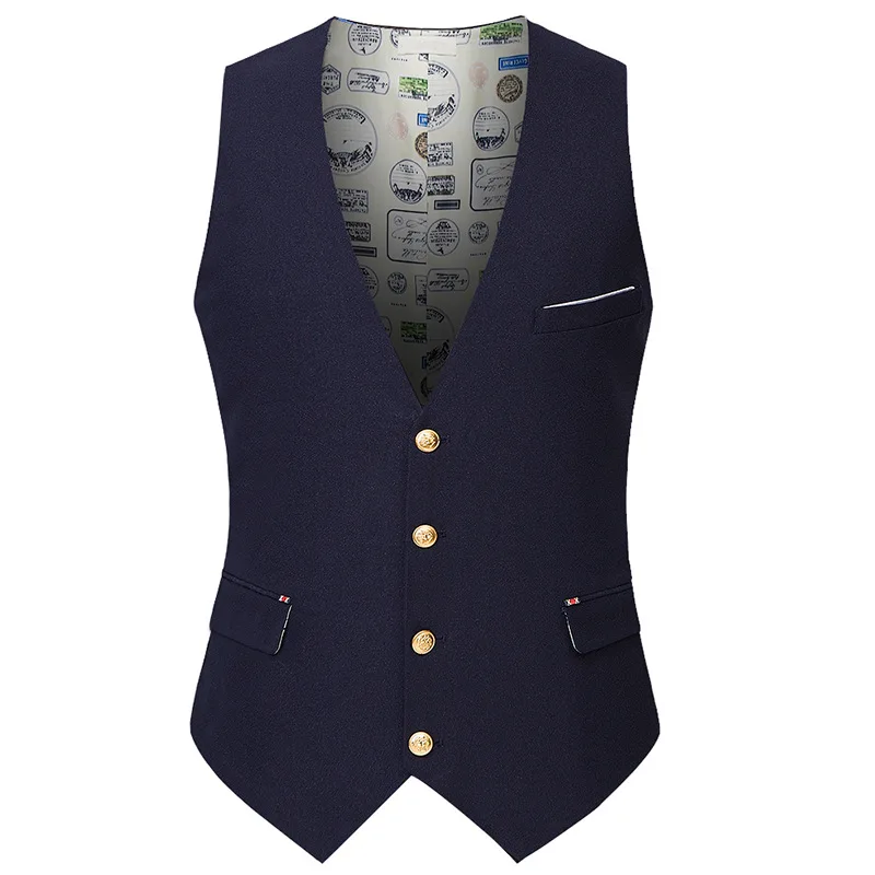 Мужской жилет FOLOBE черный/темно синий/винно красный без рукавов|suit vest|red vestbusiness vest |