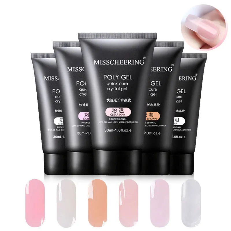 

15ml Crystal Extend UV Nail Gel Builder Led Gel Nail Art Gel Lacquer Jelly Acrylic Builder Nail Gel