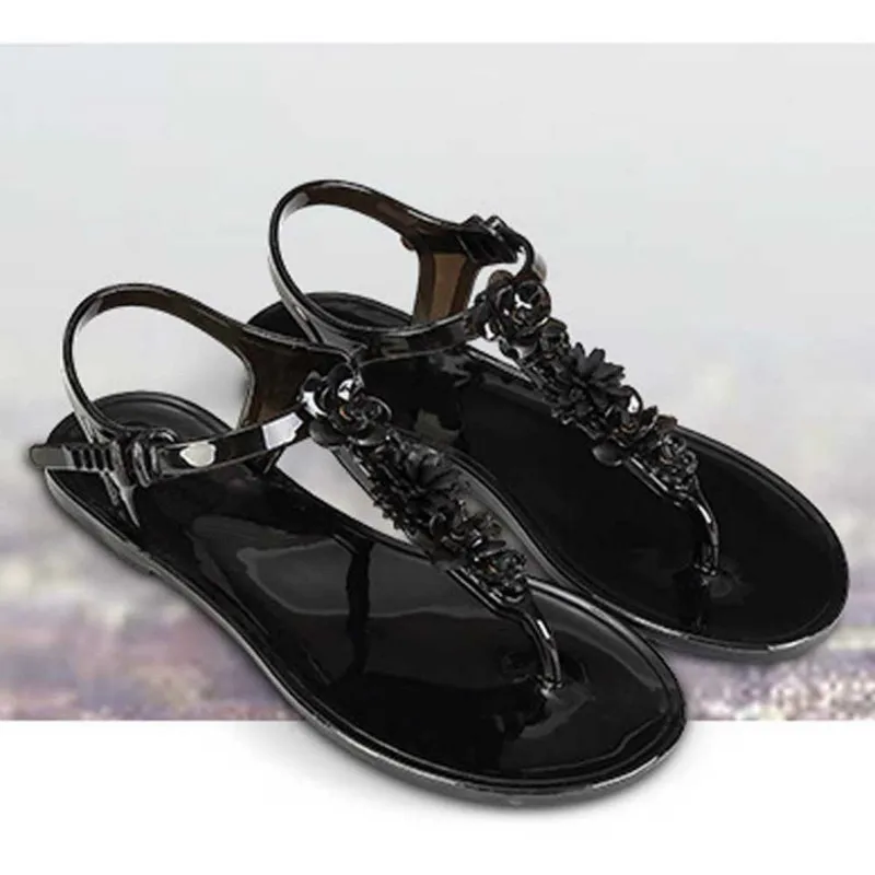 Сандалии-желе женские на платформе повседневные Водонепроницаемые босоножки