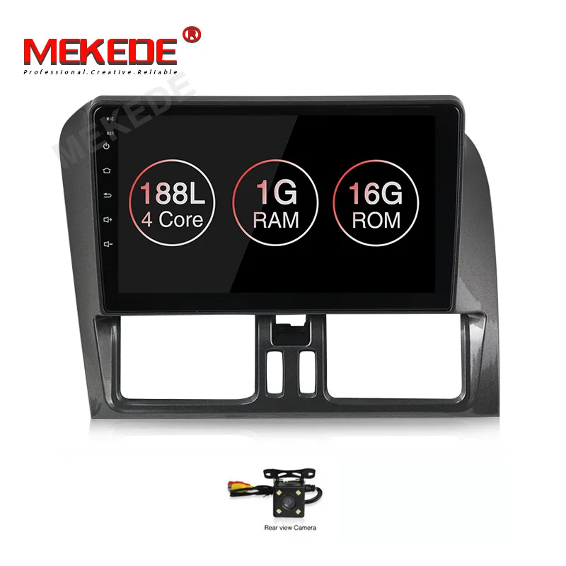 16G add camera MEKEDE DSP 2Din автомобильный мультимедийный плеер для Volvo XC60 2010 2011 2012 левый руль автомобильный dvd-плеер навигация wifi - Цвет: 16G add camera