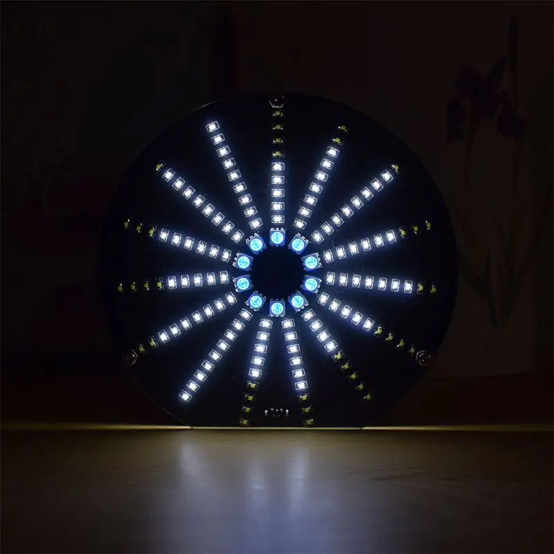 Светодиодный круговой аудио визуализатор музыкальный спектр дисплей DIY Kit