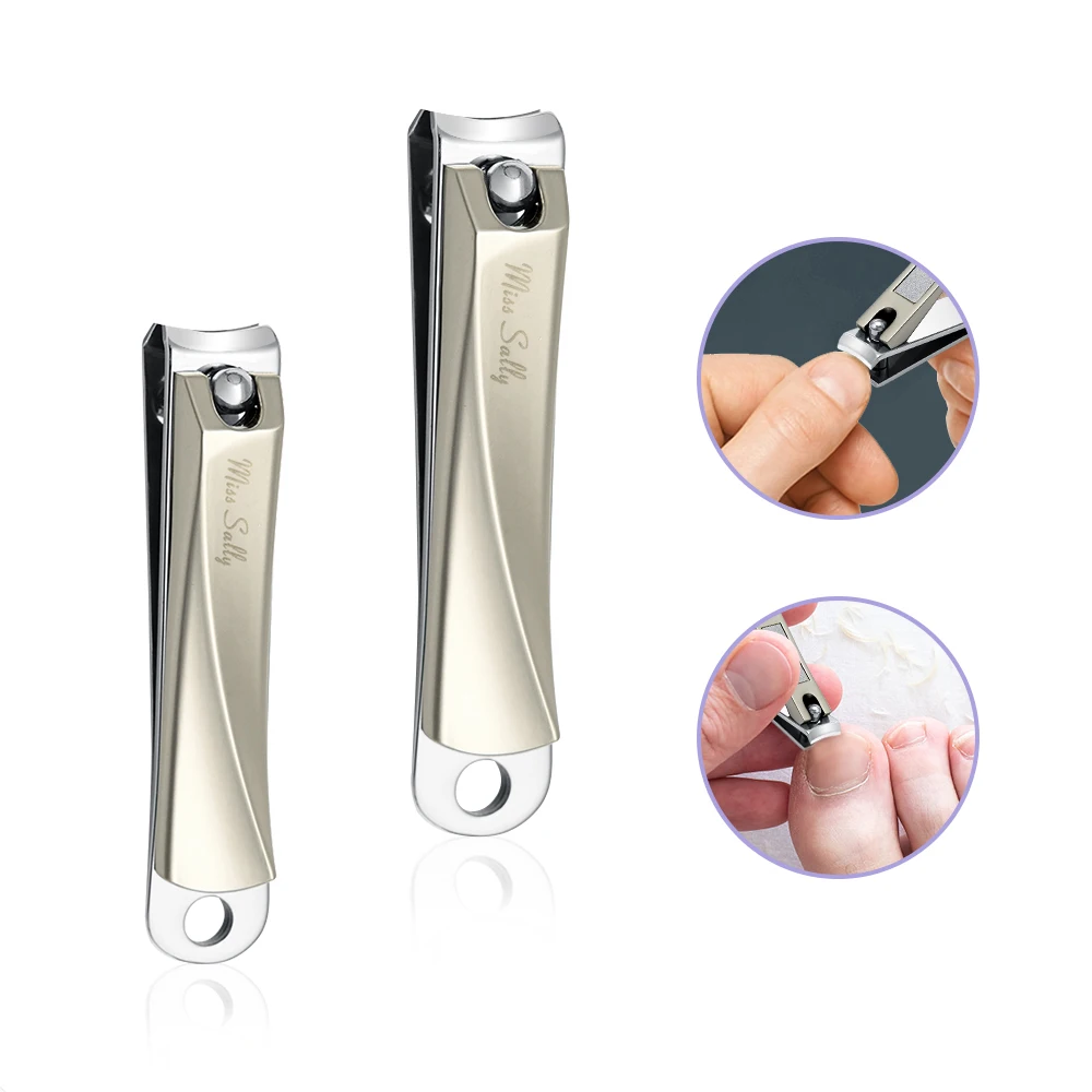 

Miss Sally Nail Clipper Set Premium Stainless Steel Fingernail and Toenail Clipper Cutters Sets with Nail File for Men Women