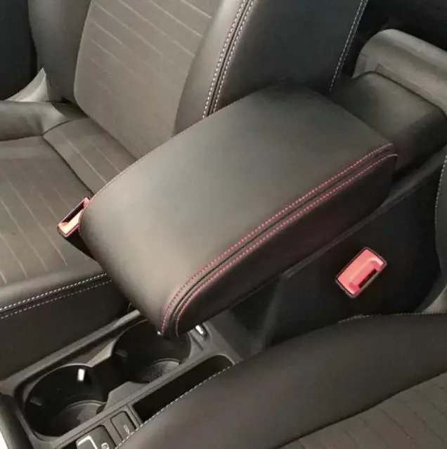 Подлокотник из микрофибры под заказ центральный кожаный чехол для Volkswagen Golf 6 7