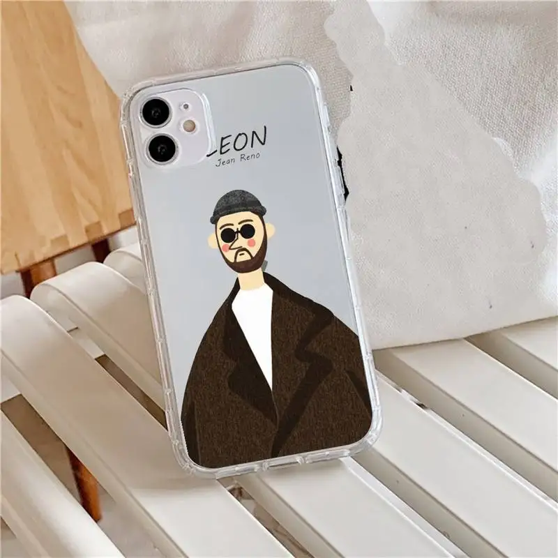 

Leon Matilda Natalie Portman Movie Phone Case Transparent for iPhone 11 12 mini pro XS MAX 8 7 6 6S Plus X 5S SE 2020 XR