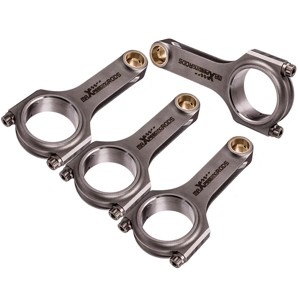 

4Pcs Forged 4340 Connecting Rods for Triumph Spitfire 1500 Late 1300 Conrods 146.05mm Rod 800hp + Genuine 5/16" ARP 2000 bolts