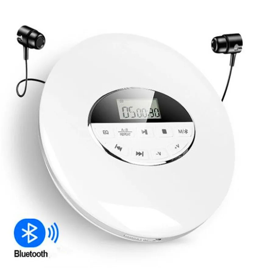 Cd-плеер Walkman портативный Discman Cdplayer Hifi для автомобильной музыки Hi-Fi диск Bluetooth один