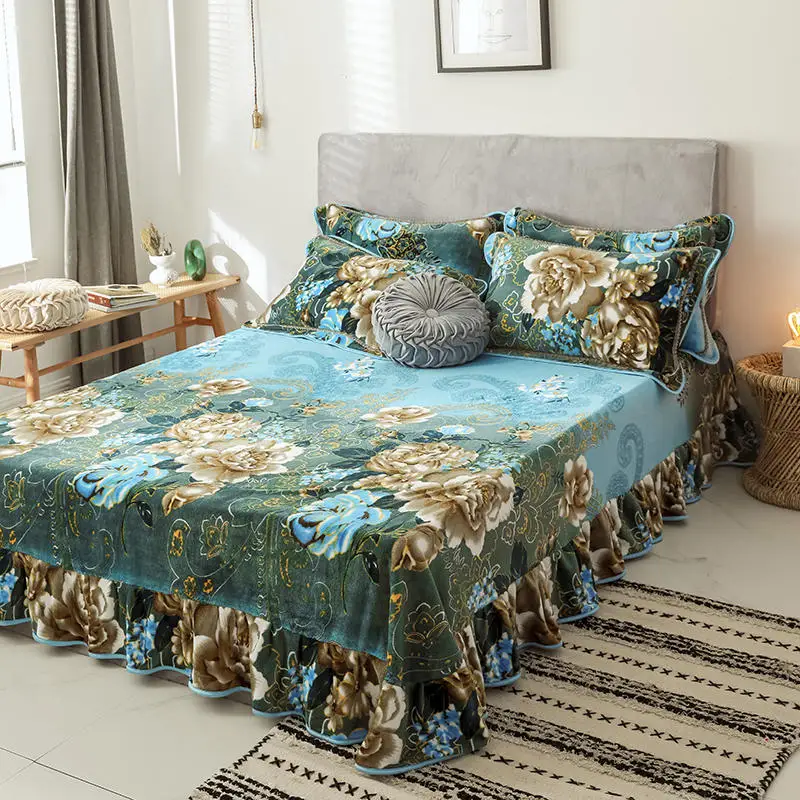 The Wizard of Oz Bedding Set Gold velvet Bed anti-static blue Duvet Cover Twin Queen King size Sheet Pillowcases | Дом и сад