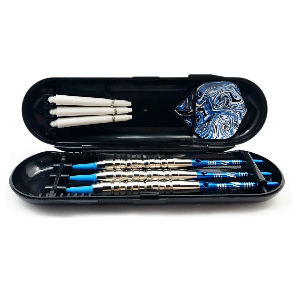 

3Pcs 21g Professional Safe Darts Set Soft Plastic Tip Iron Barrel Aluminum Shafts PET Flights Competition Training Dart