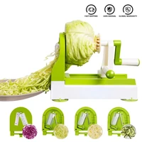 hand crank rotary graters with 4 blade carrot cutter fruit vegetable pasta slicer salad noodle pasta maker kitchen accessories