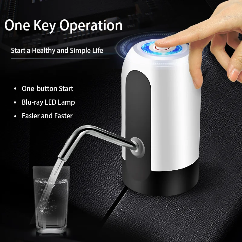 2022 Water Bottle Pump USB Charging Automatic Electric Dispenser Auto Switch Drinking |
