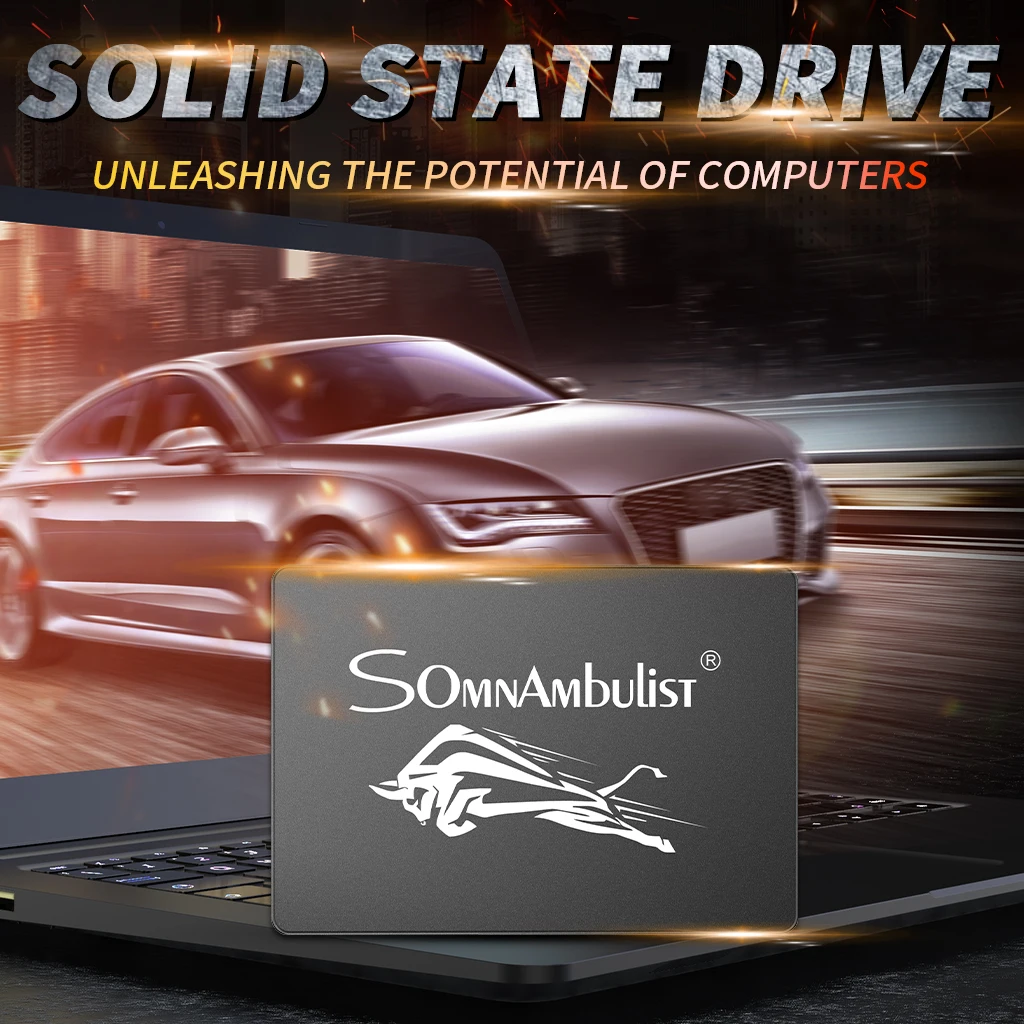 Твердотельный накопитель для ноутбука SSD твердотельный SATA3 120 ГБ 240 настольного