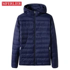 Демисезонные мужские пуховики 5XL, 6XL, 7XL, 8XL, обхват груди 148 см