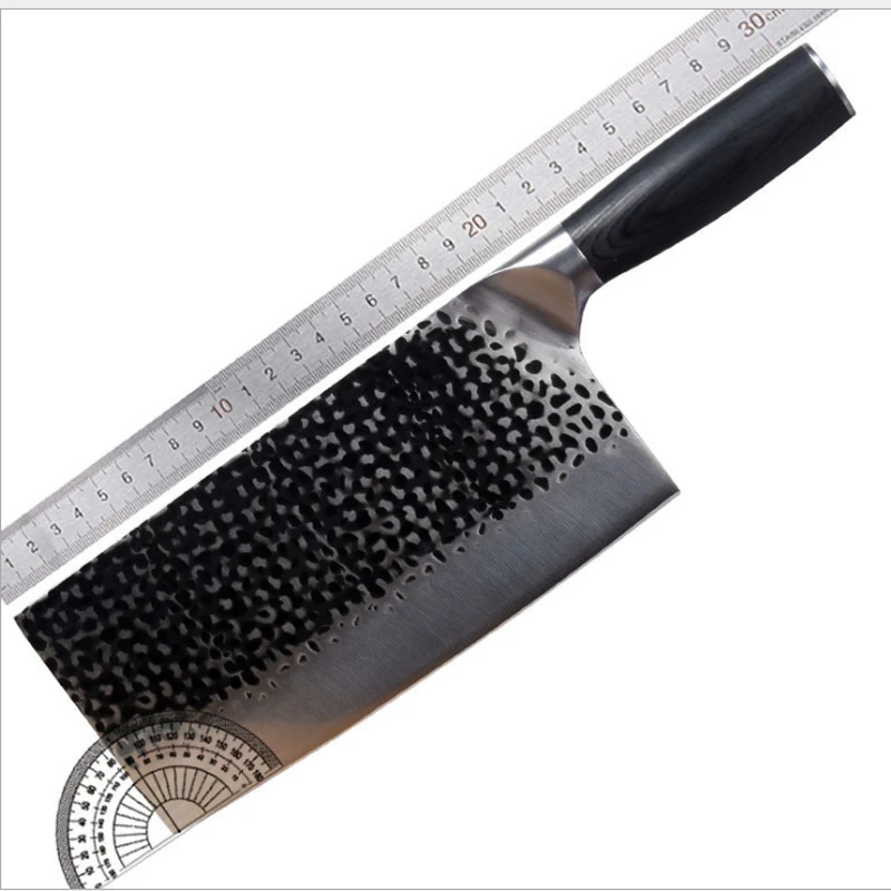 

4CR13 High Quality Handmade Forged Kitchen Knives Non-stick Razor Sharp Chopping Slicing Chef Knives Cleaver Knife Wood Handle