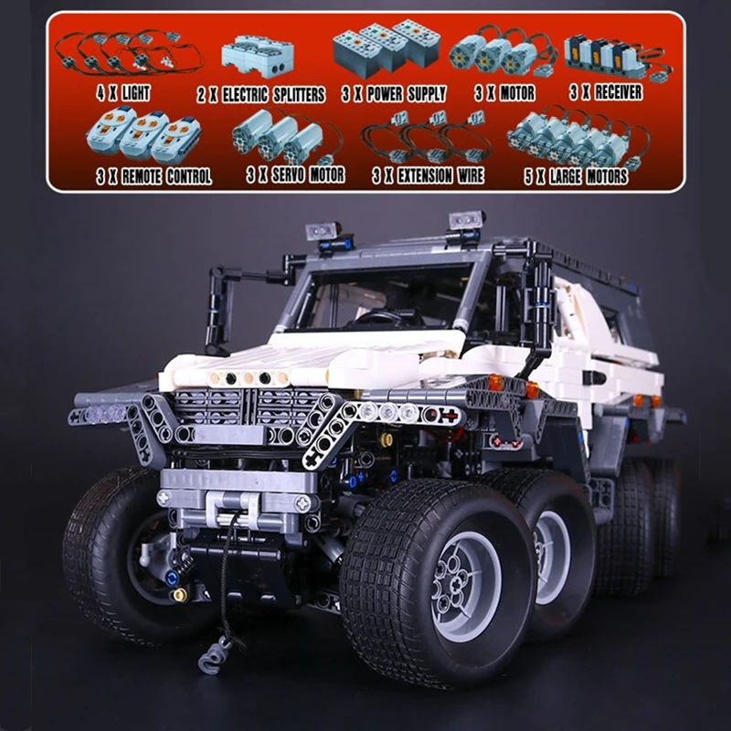 DHL13088 2578 шт. Avtoros Shaman 8x8 Сибирский внедорожник модель автомобиля с дистанционным