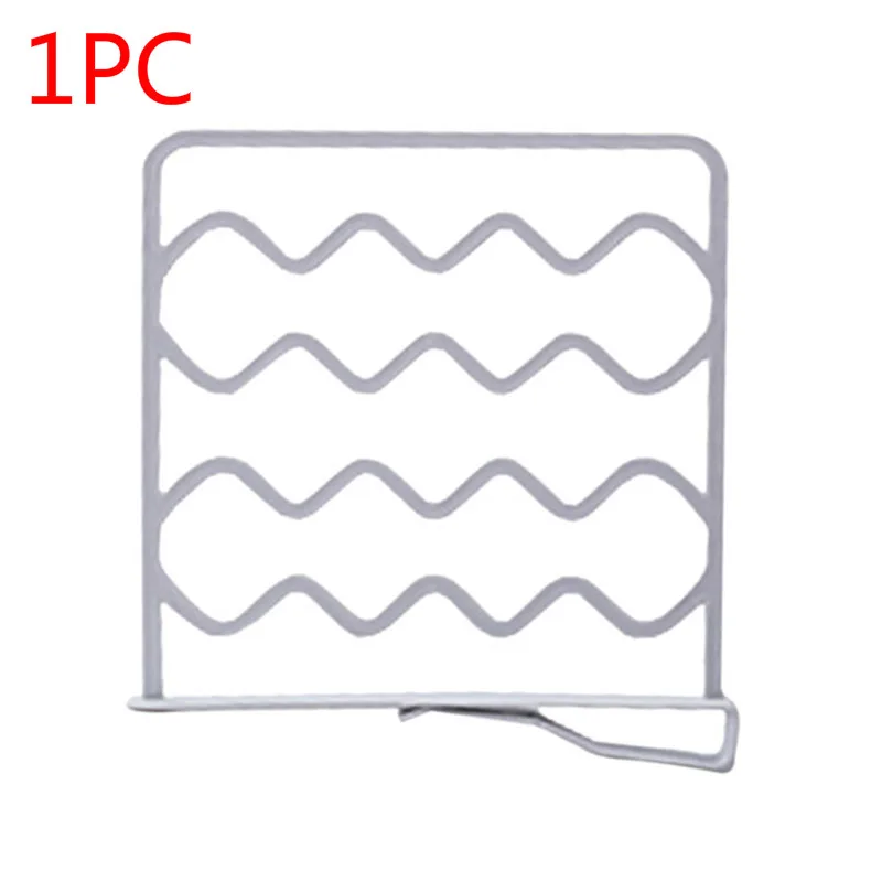1PC Grey 1/2/4/10 шт. разделители полки шкафа перегородки разделители одежды проволочные стеллажи для хранения Органайзер высокого качества для дома - Цвет: 1PC Grey